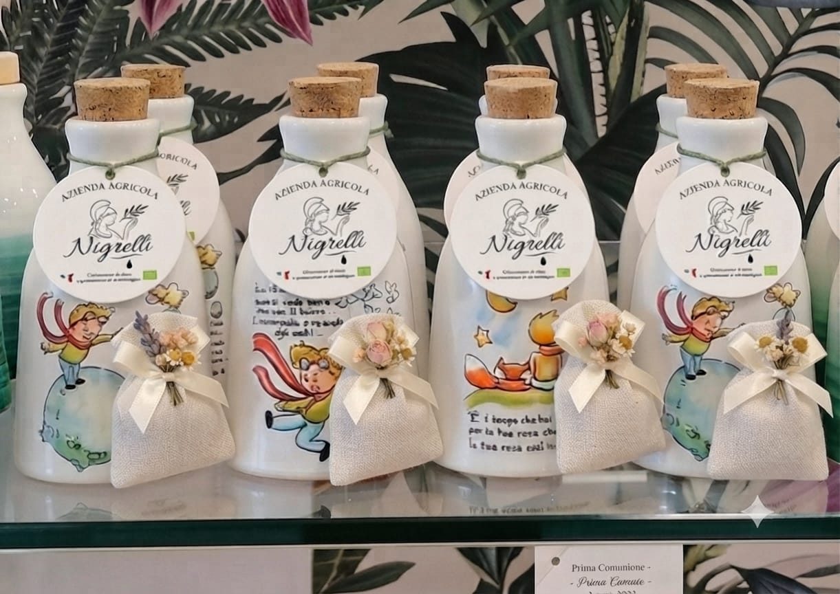 Orci bomboniera da 200 ml dipinti a mano