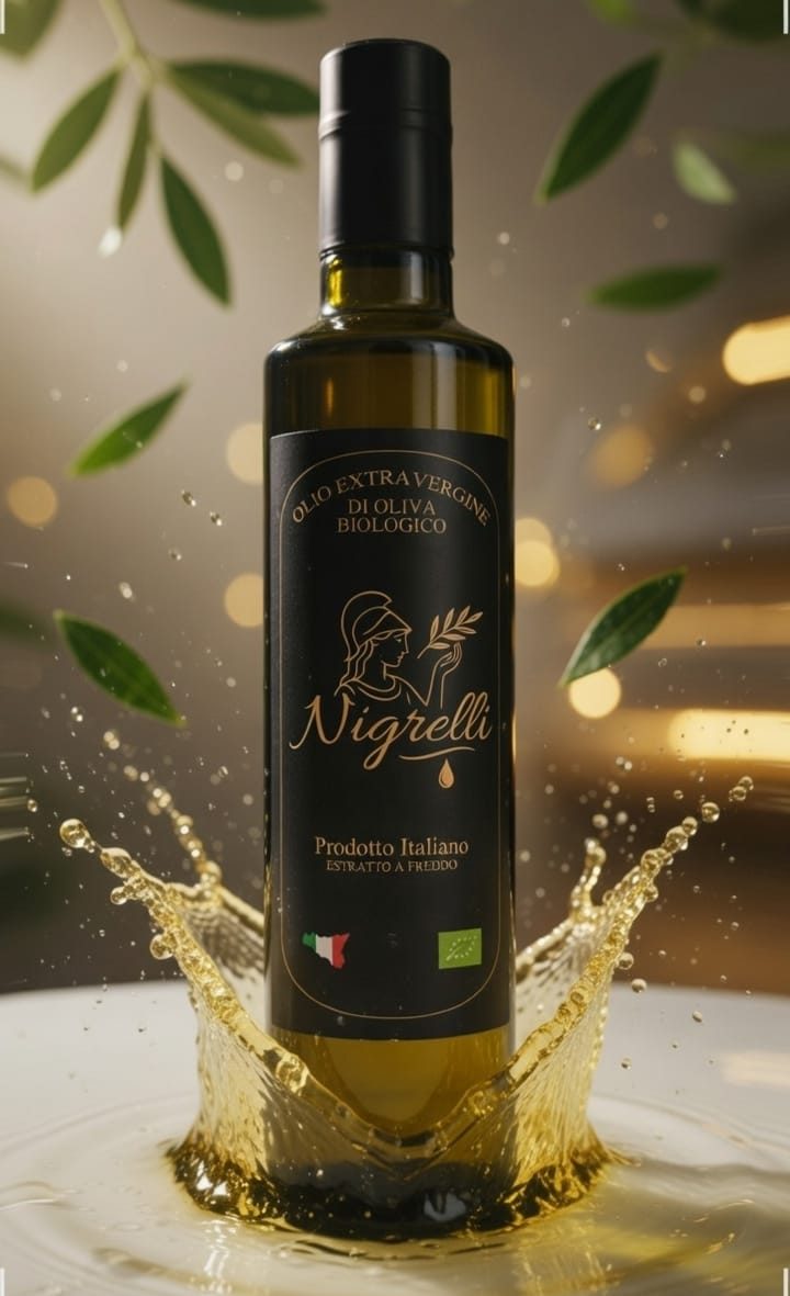 Bottiglia di olio EVO Nigrelli