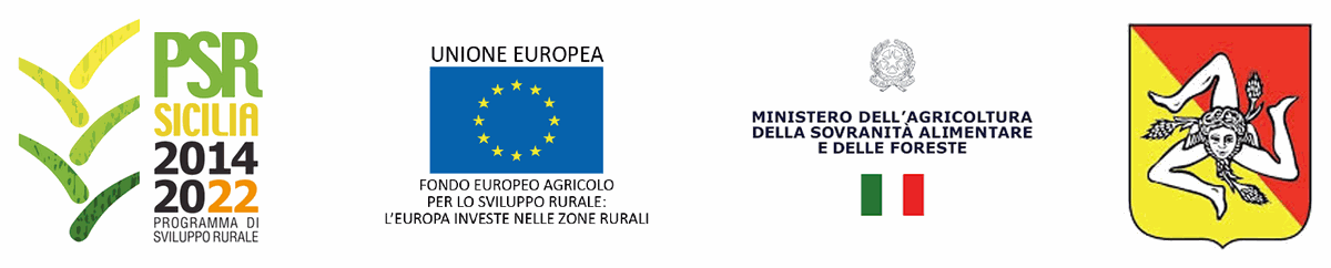 PSR Sicilia 2014-2022 · Unione Europea – FEASR · Ministero dell'Agricoltura, della Sovranità Alimentare e delle Foreste · Regione Siciliana